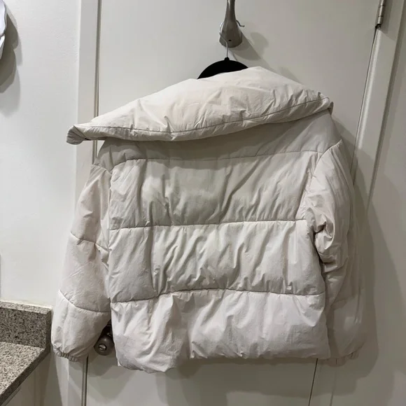 SAVE THE DUCK Elegant Cream Puffer Jacket - Picture 9 of 9